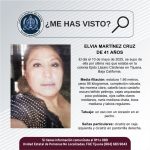 Pesquisa de Elvia Martínez Cruz de 41 años de edad