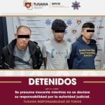 Detiene Policía Municipal de Tijuana a tres sujetos por robo con violencia a casa habitación