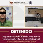 Asegura Policía Municipal de Tijuana a persona por amenazas con arma de utilería tras incidente de tránsito