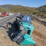 Incendio de gran magnitud provoca cierre temporal de autopistas en La Rumorosa