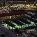 Largas filas para cruzar de San Diego a Tijuana por El Chaparral
