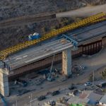 Accidente en construcción del viaducto elevado en Cañón Otay