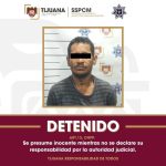 Detiene Policía Municipal de Tijuana a sujeto por robo con violencia en domicilio en colonia Altiplano