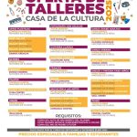 Abre casa de la cultura inscripciones para talleres artísticos y culturales