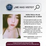 Pesquisa Nora Paola Islas Velázquez de 14 años de edad