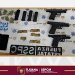 Asegura Policía Municipal a dos personas con armas y droga en trabajos coordinados con otras corporaciones