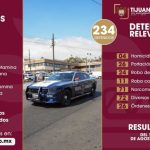 Asegura Policía Municipal de Tijuana a más de 230 personas por diversos delitos en una semana