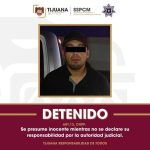 Detiene Policía Municipal de Tijuana a hombre por asalto a comercio en Zona Centro