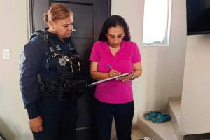 Da seguimiento Policía Municipal de Tijuana a Comités de Seguridad Ciudadana en la colonia Zona Centro