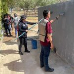 Realiza SSPCM jornada de limpieza y eliminación de grafiti en la colonia El Niño