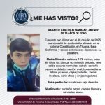 Pesquisa de Habacuc Carlos Altamirano Jiménez de 15 años de edad