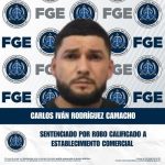 Por robo calificado a establecimiento comercial, imponen sentencia condenatoria