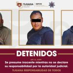 Detiene Policía Municipal de Tijuana a tres personas por portación de arma de fuego tras riña en zona de invasión del Cerro Colorado