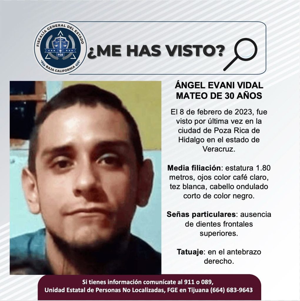 Pesquisa de Ángel Evani Vidal Mateo de 30 años de edad