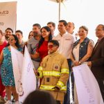 Román Cota arranca construcción de nueva estación de bomberos