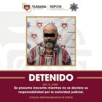 Asegura Policía Municipal de Tijuana a hombre que agredió a oficiales municipales