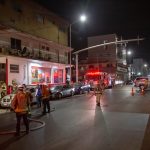 Bomberos atienden fuga de gas en calle 10