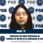 Mujer es vinculada a proceso por robo equiparado de vehículo de motor