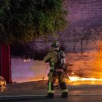 Incendio consume bodega en la Zona Centro de Tijuana