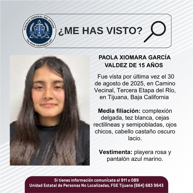Pesquisa de Paola Xiomara García Valdez de 15 años de edad