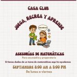 IMJUVET Ofrece Asesoría de matemáticas para jóvenes