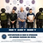Fiscalía detiene a tres hombres por homicidio calificado con ventaja