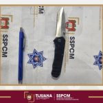 Detiene Policía Municipal a hombre armado con navaja en la Zona Centro