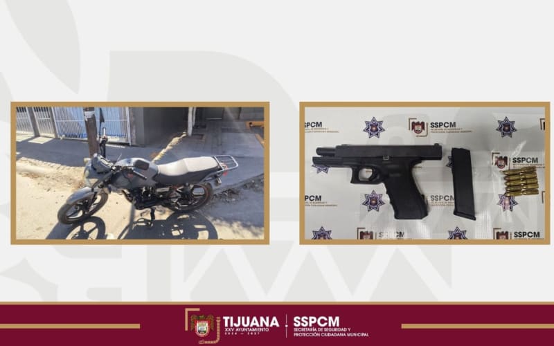 Detiene Policía Municipal de Tijuana a objetivo prioritario con orden de aprehensión activa por homicidio