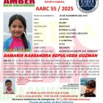 Alerta AMBER desactivada de los menores Damaris Kassandra y Josías Isaac Sepúlveda Guzmán de 6 y 3 años de edad