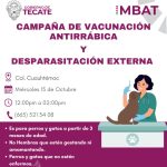 IMBAT invita a campaña gratuita de vacunación antirrábica y desparasitación en la Cuauhtémoc