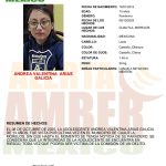 Alerta Amber búsqueda de la adolescente Andrea Valentina Arias de 13 años
