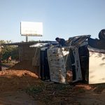 Volcadura de camión provoca tráfico en bulevar Casa Blanca