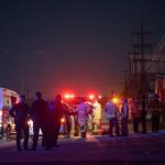 Trabajador queda atrapado en canasta eléctrica en la colonia Nueva Aurora