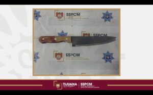Asegura Policía Municipal a hombre por lesiones con arma blanca