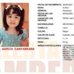 Alerta Amber de la menor Nailea García Cantabrana de 4 años