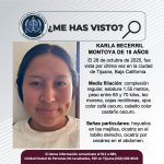 Pesquisa de Karla Becerril Montoya de 18 años de edad