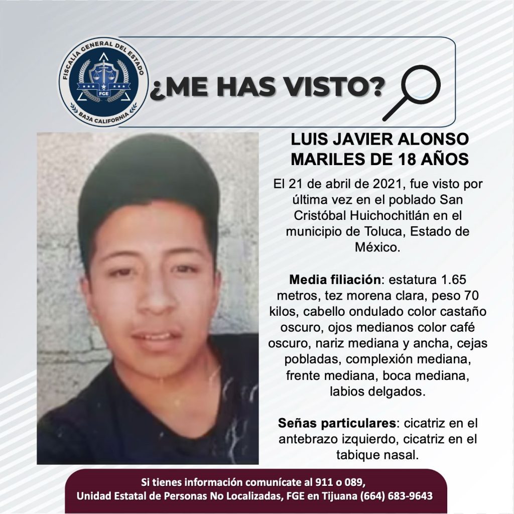 Pesquisa de Luis Javier Alonso Mariles de 18 años