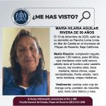 Pesquisa de María Hilaria Aguilar Rivera de 56 años