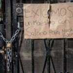 Maestro tiene 16 meses sin recibir un peso