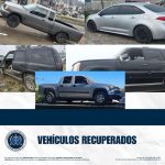 FGE recupera 9 vehículos con reporte de robo en Tijuana
