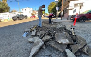 Inicia Gobierno de Tecate programa permanente de bacheo 2026