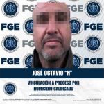 Obtiene FGE vinculación a proceso para acusado de homicidio calificado