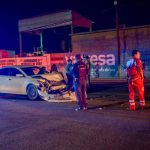 Joven choca por alcance sobre avenida Ermita Norte; presuntamente manejaba bajo influencia del alcohol