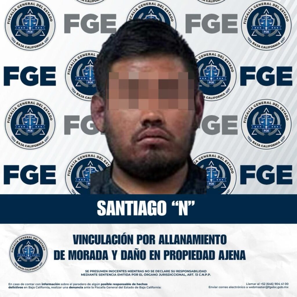 Acusado por allanamiento y daños queda en prisión preventiva