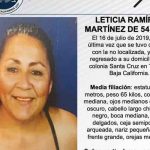 Pesquisa de Leticia Ramírez Martínez de 54 años