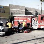 Fuerte accidente deja un lesionada en la colonia Baja Maq El Aguila